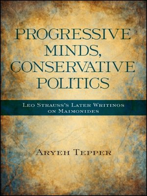 cover image of Progressive Minds, Conservative Politics